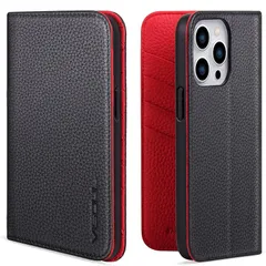 VISOUL iPhone 14 ProMax ケース 手帳型 アイフォン14 ProMax 手帳型 ケース 本革 レザー スマホケース カード収納 携帯ケース 全面保護 マグネット 横置きスタンド機能付き 柔軟なTPU素材 落下防止 iPhone 14  0