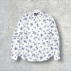 CHAPS フローラル 花柄 ノーアイロン 長袖 シャツ ブラウス Sのサムネイル