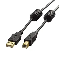 エレコム AVケーブル TV-HDD用 A-Bケーブル USB2.0 2.0m DH-AB2F20BK （1点）のサムネイル