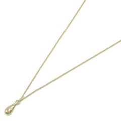 ティファニー TIFFANY＆CO ネックレス ティアドロップ ネックレス 首回41㎝ K18（イエローゴールド） ティアドロップ ネックレス レディース Used A