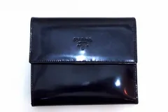 未使用級✨PRADA プラダ　M170A 三つ折り財布　三角ロゴプレート　黒 楽天市場】極美品 プラダ PRADA 三角ロゴ 三つ折り財布