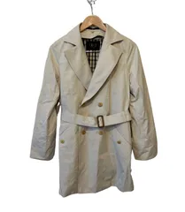 RE257 DAKS ダックス　トレンチコート　ベルト付き　レディース　ベージュ　サイズ40