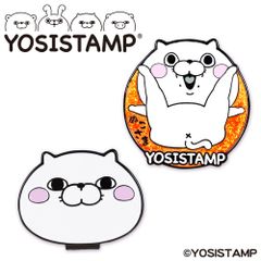 ヨッシースタンプ　ゴルフマーカー ぬこさま　ゴルフ 用品 キャラクター おしゃれ かわいい 公式グッズ ライセンス商品（YSM006）