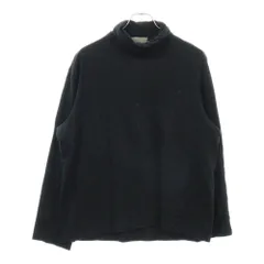 Yohji Yamamoto POUR HOMME (ヨウジヤマモト プールオム) ウール タートルネック ニットセーター ブラック HR-T05-170のサムネイル
