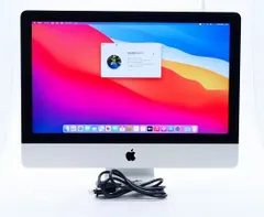 Apple iMac 21.5インチ Late 2015 Core i5-5250U 1.6GHz 8GB 1TB(HDD) フルHD 1920x1080ドット macOS Big Sur 中古