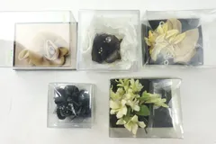 コサージュ 5点セット フラワーモチーフ アクセサリー まとめて 大量 レディース accessory 【中古】