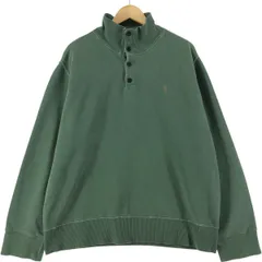 古着 ラルフローレン Ralph Lauren POLO by Ralph Lauren ハーフボタン スウェットシャツ トレーナー メンズXXL相当/eaa532709