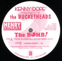 12” Kenny Dope Presents Bucketheads The Bomb HS166 HENNY STREER MUSIC US Vinyl /00260