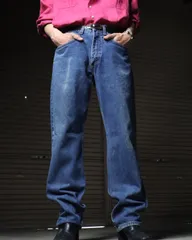 USA made TYNDALE  FR 5 pocket denim pants fade blue ワイド ストレート 色落ち フェード FR デニム パンツ ジーンズ W32 ブルー