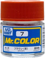 【新品】 GSI クレオス GSIクレオス Mr.カラー 模型用塗料 ブラウン 10ml 光沢 C7 茶