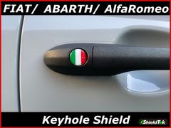 ABARTH FIAT AlfaRomeo 3D キーホール シールド（1個入）
