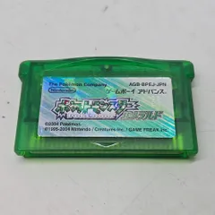 01w-3808 〇  ② GBA ゲームソフト ポケモン エメラルド ポケットモンスター エメラルド 本体のみ 完動品  【中古品】