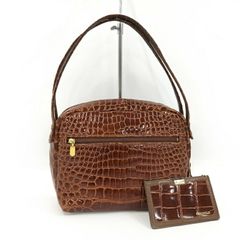 ショルダーバッグ ハンドバッグ レザー ブラウン JRA