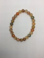 ＜天然石パワーストーン　ルチル（カラー）クオーツ各種混合（カラーリュージュ）ブレスレット＞処分激安価格：天然石高品質AA商品：処分特価管理No.803