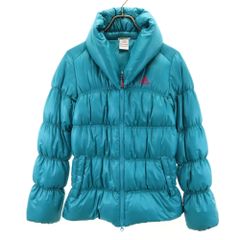 adidas アディダス ダウンジャケット ターコイズブルー - メルカリ