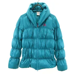 アディダス ダウンジャケット M ブルー adidas レディース