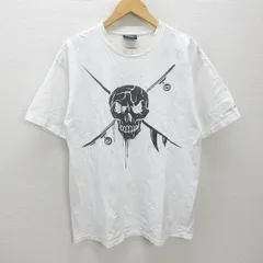 Q■BONEYARDS/ボーンヤーズ STUSSY×NEIGHBORHOOD プリントTシャツ■白【メンズL】MENS/139【中古】