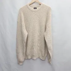 ◇ ⊇ BEAMS ビームス ミドルゲージ 長袖 ニット セーター サイズXL ベージュ系 メンズ E  【1505130013047】