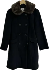 Z1582【美品】groveグローブ　ロングコートアウター　ブラック　レディース　Mサイズ