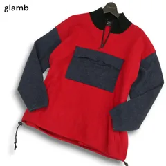 glamb グラム 秋冬 Molden knit★ 切替デザイン ハーフジップ モルデン ニット セーター Sz.0　メンズのサムネイル