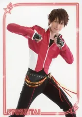 【中古】生写真(男性) 佐伯亮(守沢千秋)/膝上・背景白・枠・流星隊・キャラクターショット/「『あんさんぶるスターズ!オン・ステージ』あんステフェスティバル」ブロマイド(個人セット)