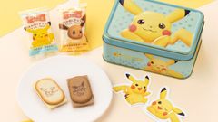 ポケモン 東京ばな奈 はみ出しチョコのクッキーサンド ピカチュウ缶