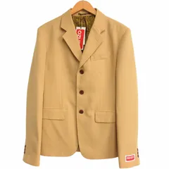ケンゾー KENZO タグ付 3 BUTTONS JACKET スリムフィットスーツジャケット 3B ブレザー テーラード NIGO ベージュ46 Sサイズ FC65VE1229RG ★AA☆ 1129のサムネイル