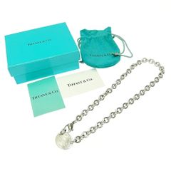【中古】【箱付き】 TIFFANY&Co. ティファニー シルバー リターントゥ オーバルタグ ネックレス 52.5g 925刻印 417833 ネックレス