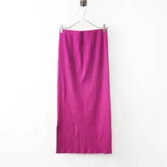 ノーブル NOBLE トタンテレコタイトスカート 38｜パープル系 ボトムス リブ ロング タイト ストレッチ【2400014632811】