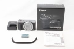 キヤノン Canon PowerShot G7 X Mark III シルバー コンパクトデジタルカメラ 付属品完備 元箱◇47595