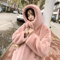 アウター コート ロング ロング丈 袖あり 長袖 襟なし スタンドカラー もこもこ モコモコ ポケット 前開き フェイクファー 厚手 かわいい 大人可愛い シンプル カジュアル 大人 おしゃれ お洒落 アジアン エスニック エキゾチック 大人女子 ルーズ 存在