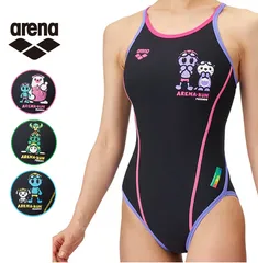 arena  アリーナ　AS5SWM01G　アリーナくん　レディース　ジュニア　ガールズ　タフスーツ 　トレーニングワンピース　練習用水着　 水泳　競泳　トレーニング水着