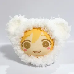 おまんじゅう(通常)着ぐるみ シンプルホワイトくま 顔付き しろくま 着ぐるみ おまんじゅう あにずきん シンプル