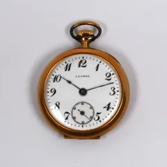 no16 不動品【機械遺産級】精工舎 LAUREL（ローレル）K18金無垢 懐中時計 大正初期 SKS刻印 約22.5g