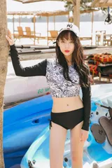 水着 レディース 体型カバー ビキニ タンキニ セット ラッシュガード 長袖 フィットネス UVカット 大きいサイズ 大人 マタニティミセス 韓国 フィットネス水着 ぽっちゃり カバーアップ セパレート 体系カバー 20代 30代 40代 sw8263