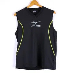 ミズノ タンクトップ ノースリーブ シャツ トップス Vネック スポーツウエア メンズ Mサイズ ダークグレー Mizuno 【中古】のサムネイル