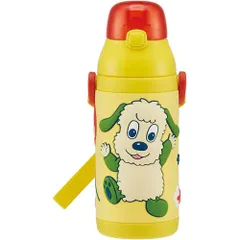 【新品・送料無料】ワンワンとうーたん いないいないばあっ 水筒 3D立体プリント ワンプッシュストローボトル ステンレスボトル SSPV4