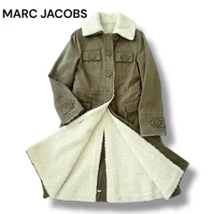 MARC JACOBS マークジェイコブス Y2K ミリタリー ロングコート ボアライナー付 カーキ サイズ6 M~Lサイズ