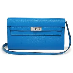 2024年最新】エルメス ケリーウォレット ブルーの人気アイテム - メルカリ