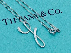 a094 美品　Tiffany&Co. ティファニー　アルファベット「Y」イニシャル「y」ネックレス　シルバー　925