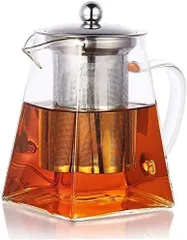 【在庫処分】PluieSoleil ティーポット 耐熱ガラス 急須 ガラスティーポット 茶こし ガラス 紅茶ポット 500ml