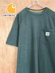 carhartt カーハート ビッグシルエット ポケット半袖 胸ロゴ ワッペン Tシャツ Workwear