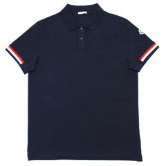 109 MONCLER モンクレール 8A00023 899P0 ネイビー ポロシャツ 半袖