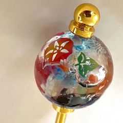 とんぼ玉　かんざし　A金魚　花火　朝顔　／  B小花