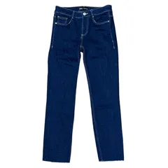 ZARA 濃紺 クロップド スキニーデニム サイズ34 レディースXS ザラ