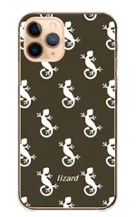 iPhone8 iPhone7 ケース カバー アイフォン8 アイフォン7 スマホケース ハードケース トカゲ 爬虫類 生き物 ペット シルエット メンズ かっこいい クール パターン カラー05