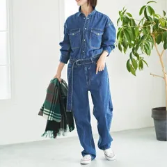 Spick & Span (スピックアンドスパン) 21030200811040 【5 1/2】デニムジャンプスーツ レディース インディゴ 38