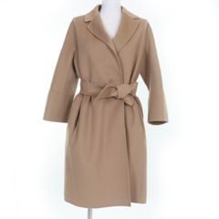 美品△正規品 MaxMara マックスマーラ 白タグ レディース キャメル100
