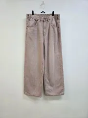 ZARA ザラ ワイド ライトピンク ジーン デニム パンツ