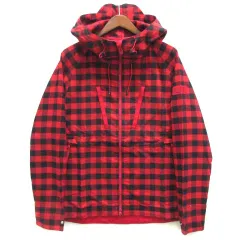 ホワイトマウンテニアリング White Mountaineering ブロックチェック マウンテンパーカー ジャケット レッド ブラック 赤 黒 0 WM1673230のサムネイル